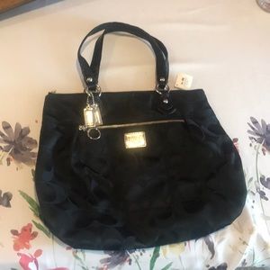 Black Coach Poppy Shoulder Bag